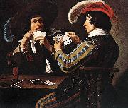 Theodoor Rombouts The Card Players France oil painting artist